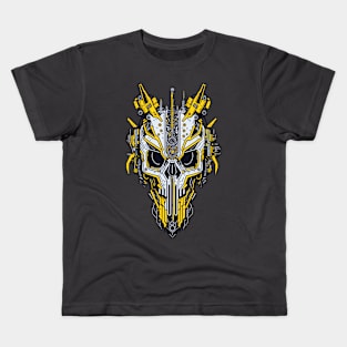 Mecha Skull S03 D68 Kids T-Shirt